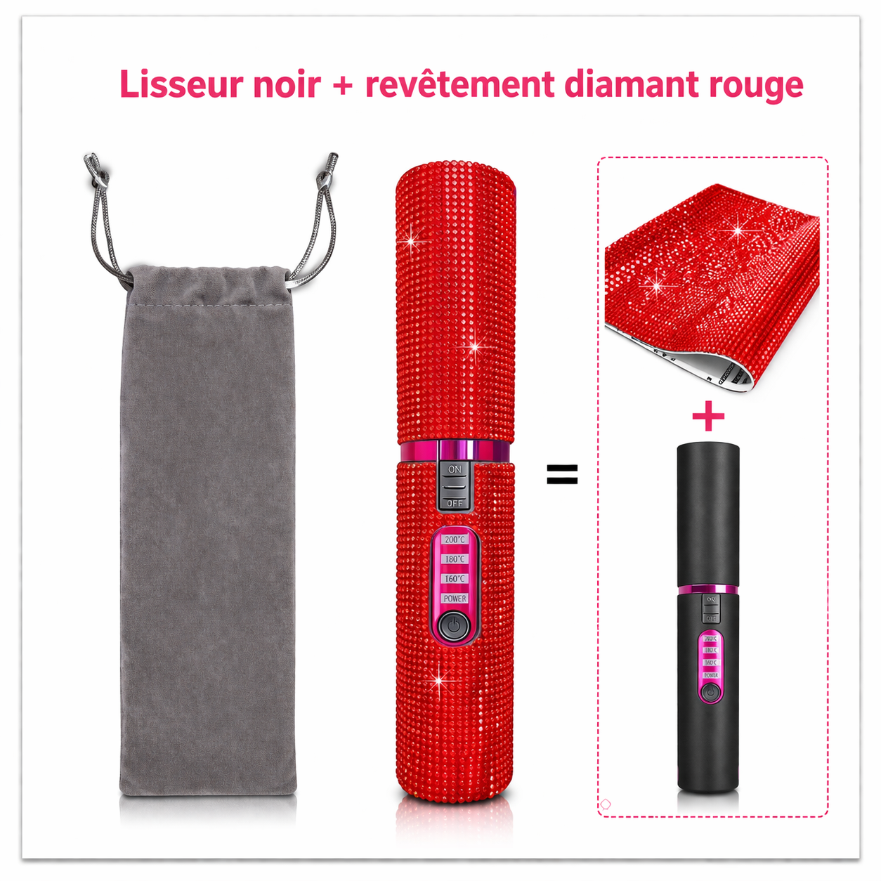 Lisseur Sans Fil 2-en-1 Diamond
