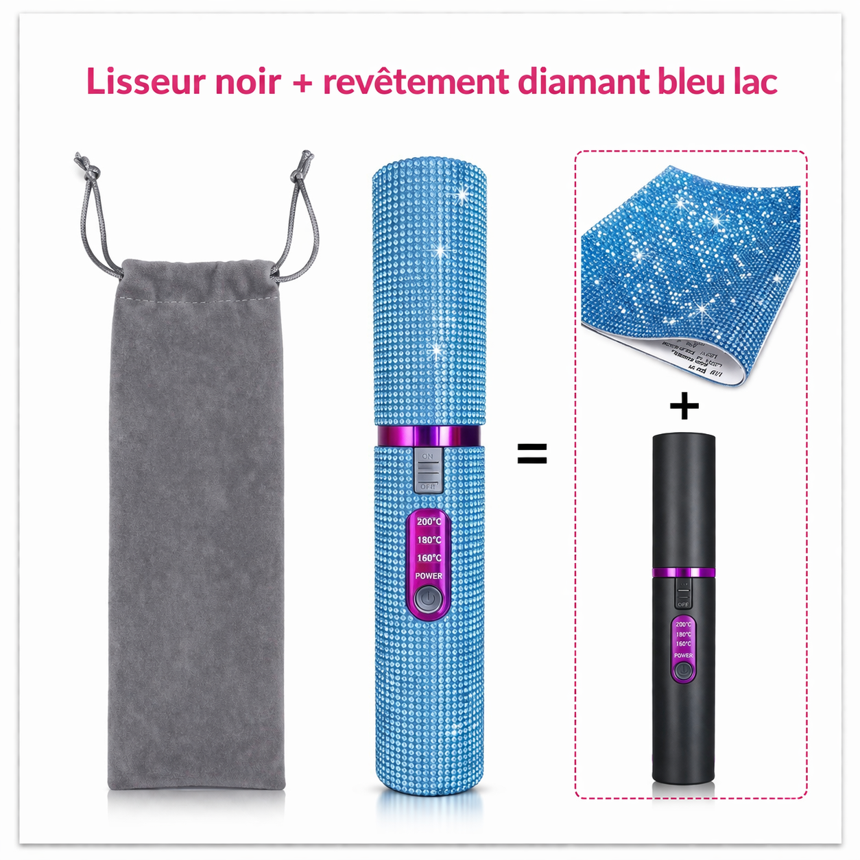 Lisseur Sans Fil 2-en-1 Diamond