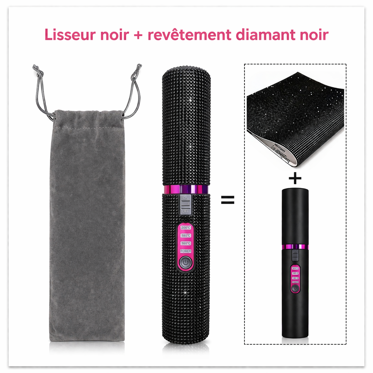 Lisseur Sans Fil 2-en-1 Diamond