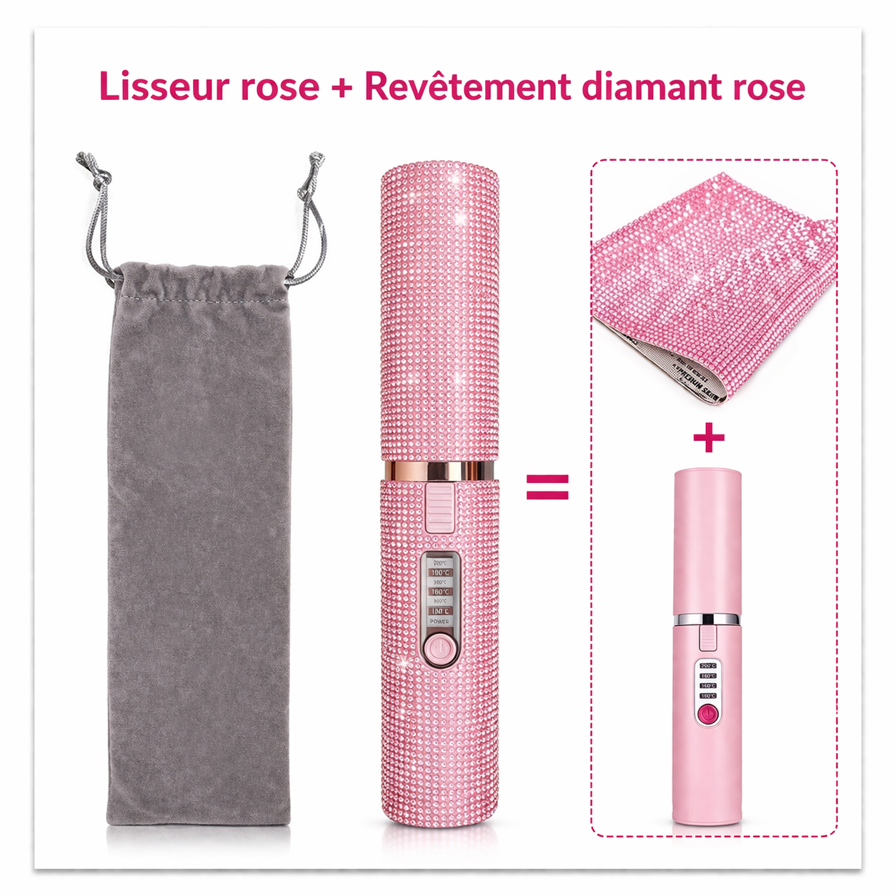 Lisseur Sans Fil 2-en-1 Diamond